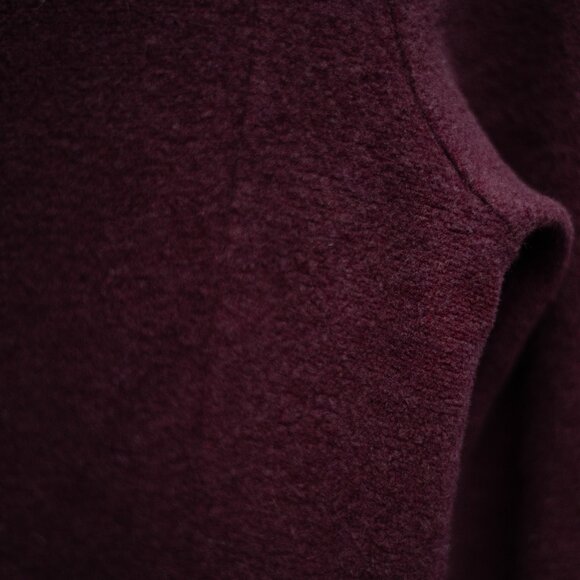IBEX Merino Wool Full Zip Jacket 🐑 Women’s Small Burgundy | Made in USA - Picture 13 of 13
